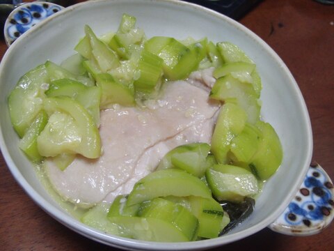 チンだけ♪チキンのとろとろズッキー煮